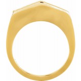 14K Yellow Stackable Ring photo 2