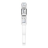 14K White 1/2 CTW Diamond Anniversary Band photo 4