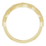 14K Yellow 1/10 CTW Diamond Anniversary Band photo 2