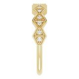 14K Yellow 1/10 CTW Diamond Anniversary Band photo 4