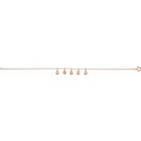 14K Rose Geometric 5-Station 7 Bracelet photo 2