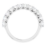 14K White 1 1/8 CTW Diamond Anniversary Band photo 2