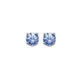 Gems One 14Kt White Gold Tanzanite (1 Ctw) Earring photo