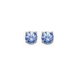 Gems One 14Kt White Gold Tanzanite (1 Ctw) Earring photo