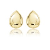 Carla 14k Yellow Tear Drop Post Earrings photo