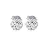 Gems One 14Kt White Gold Diamond (1/3Ctw) Earring photo