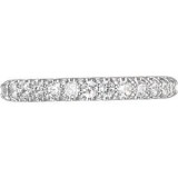 14K White 1/2 CTW Diamond Band photo 3