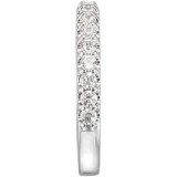 14K White 1/2 CTW Diamond Band photo 4