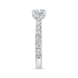 Shah Luxury 14K White Gold Diamond Engagement Ring (Semi-Mount) photo 3