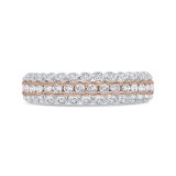 Shah Luxury 14K Two-Tone Diamond Wedding Band photo
