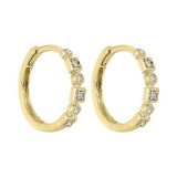 Gems One 14Kt Yellow Gold Diamond (1/8Ctw) Earring photo
