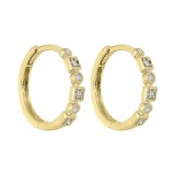 Gems One 14Kt Yellow Gold Diamond (1/8Ctw) Earring photo