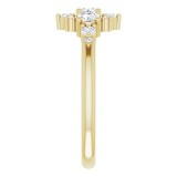 14K Yellow 1/2 CTW Diamond Stackable Ring photo 4