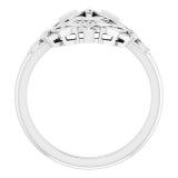 14K White Vintage-Inspired Ring photo 2