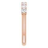 14K Rose 1/2 CTW Diamond Anniversary Band photo 4