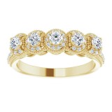 14K Yellow 1/2 CTW Diamond Anniversary Band photo 3