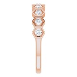 14K Rose 1/3 CTW Diamond Stackable Ring photo 4