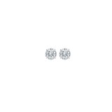 Gems One 14Kt White Gold Diamond (1/10 Ctw) Earring photo