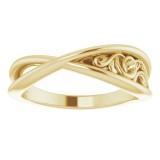 14K Yellow Sculptural-Inspired  Ring photo 3