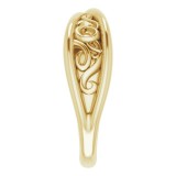 14K Yellow Sculptural-Inspired  Ring photo 4