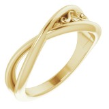 14K Yellow Sculptural-Inspired  Ring photo
