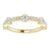 14K Yellow 3/4 CTW Diamond Anniversary Band photo 3