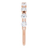 14K Rose 9/10 CTW Diamond Anniversary Band photo 4