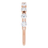 14K Rose 9/10 CTW Diamond Anniversary Band photo 4