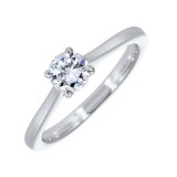 Gems One 14Kt White Gold Diamond (1/2Ctw) Ring photo