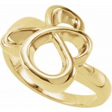 14K Yellow Metal Fashion Ring photo