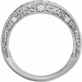 14K White 3/4 CTW Diamond Anniversary Band photo 2